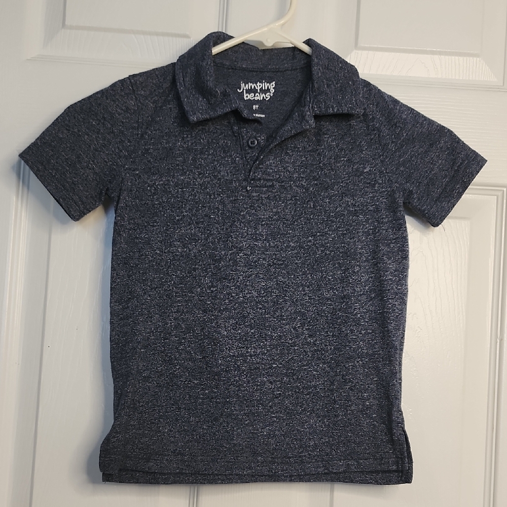 Jumping Beans Dark Grey Kids Polo Shirt